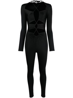 Noire Swimwear cut-out detailing jumpsuit - Black