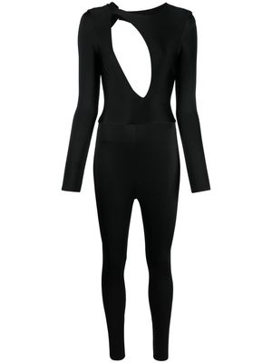 Noire Swimwear cut-out-detailing stretch jumpsuit - Black