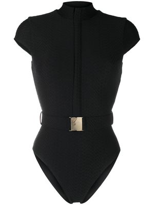 Noire Swimwear Nikki belted one-piece swimsuit - Black