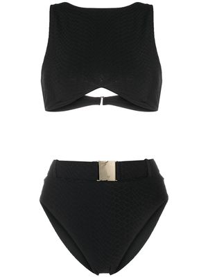 Noire Swimwear Nikki high-waisted bikini - Black