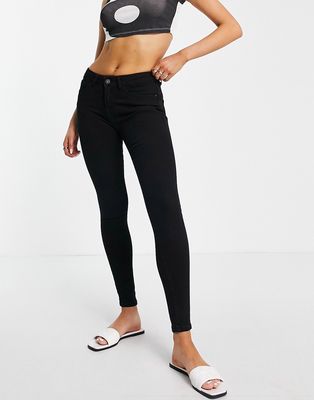 Noisy May lucy skinny jeans in black