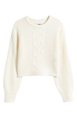 Noisy may Rosie Cable Stitch Sweater in Sugar Swizzle