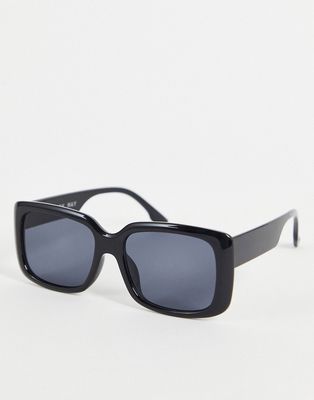 Noisy May square sunglasses in black