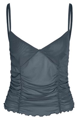 Noisy may Stormy Ruched Corset Camisole in Stormy Weather