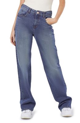 Noisy may Yolanda Wide Leg Jeans in Medium Blue Denim