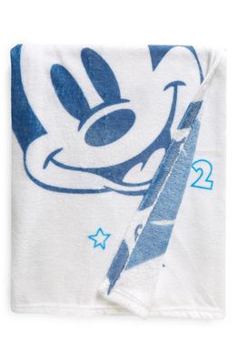 NoJo x Disney Milestone Blanket in Blue/white
