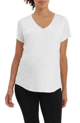 Nom Maternity The Maternity/Nursing T-Shirt in White