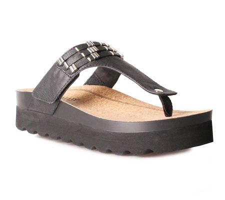 Nomad Embellished Thong Sandal - Eureka