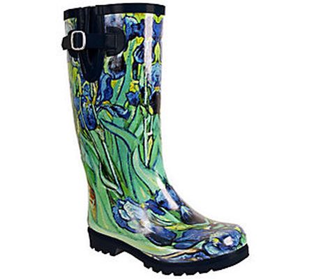 Nomad Puddles Irises Rain Boots