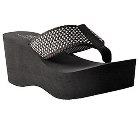 Nomad Slip-On Studded Thong Sandals - Tiki