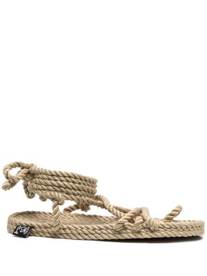 Nomadic State of Mind Isla rope-detailed flat sandals - Neutrals