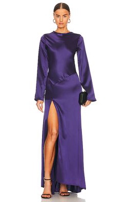 NONchalant Label Dumas Maxi Dress in Purple