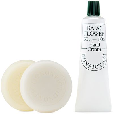 Nonfiction Gaiac Flower Mini Soap & Hand Cream Set