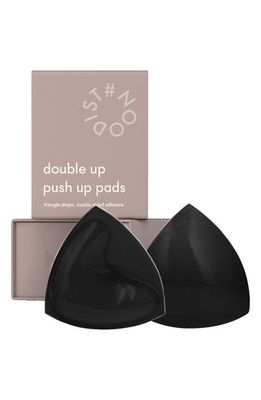 NOOD Double Up Triangle Push-Up Pads in Black 