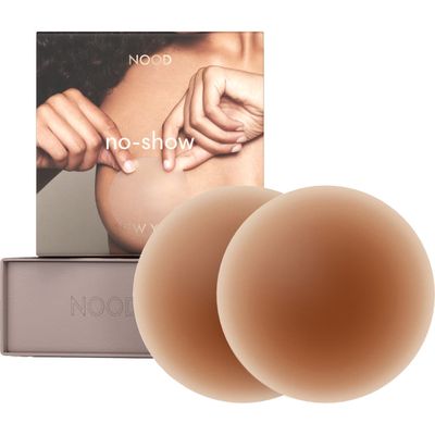 NOOD No-Show Reusable Round Nipple Covers in No.7 Bronze 