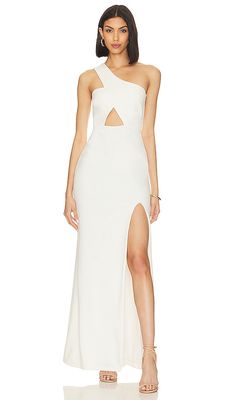 Nookie Bliss Cut Out Gown in Ivory