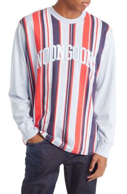 Noon Goons Team Cotton Long Sleeve Graphic Tee in Kentucky Blue