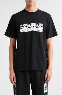 Noon Goons x Disney Max Cotton Graphic T-Shirt in Black