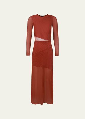 Nora Long-Sleeve Maxi Dress