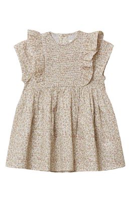 NORALEE Kids' Blyth Floral Smocked Cotton Dress in Light-Floral
