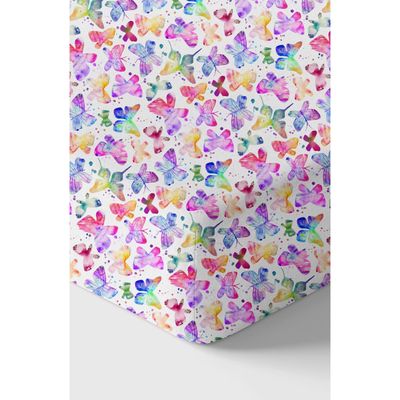 Norani Crib Sheet in Purple 