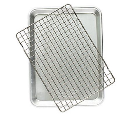 Nordic Ware Naturals Quarter Sheet w/ Oven-Safe Grid