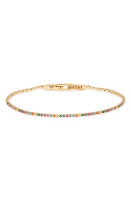 Nordstrom 1.5mm Cubic Zirconia Tennis Bracelet in Multi- Gold