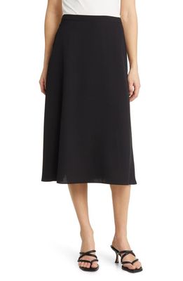 Nordstrom A-Line Skirt in Black