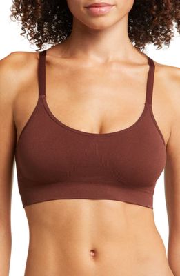 Nordstrom All Day Comfort Bralette in Brown Chocolate