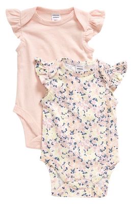 Nordstrom Assorted 2-Pack Bodysuits in Ditsy Pack