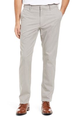Nordstrom Athletic Fit CoolMax Flat Front Performance Chino Pants in Grey Opal Heather