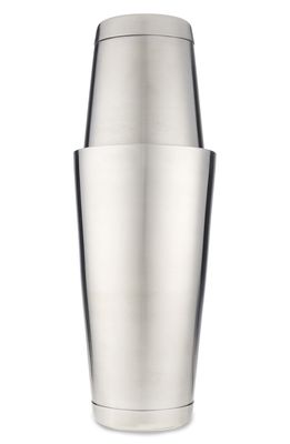Nordstrom Boston Cocktail Shaker in Brushed Silver