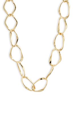 Nordstrom Chain Link Statement Necklace in Gold