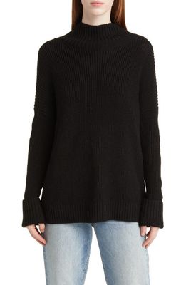 Nordstrom Chunky Turtleneck Sweater in Black