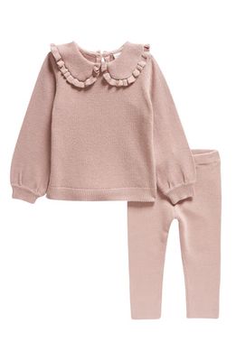 Nordstrom Collared Sweater & Leggings Set in Pink Timber