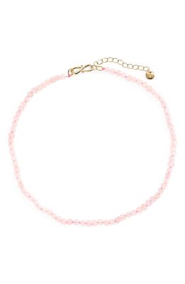 Nordstrom Color Pop Beaded Collar Necklace in Hot Pink