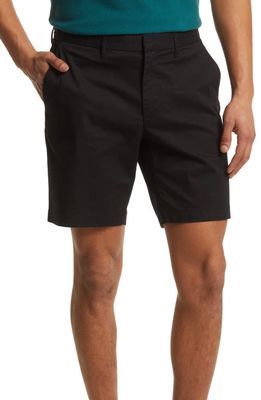 Nordstrom Coolmax Stretch Chino Shorts in Black