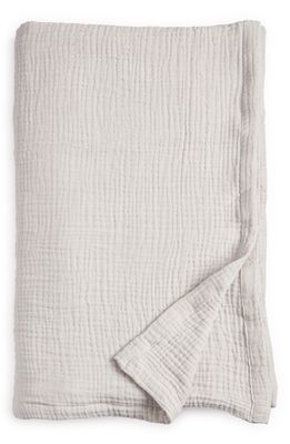 Nordstrom Cotton Gauze Blanket in Grey Vapor
