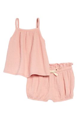 Nordstrom Cotton Gauze Camisole & Bloomers Set in Pink Mellow