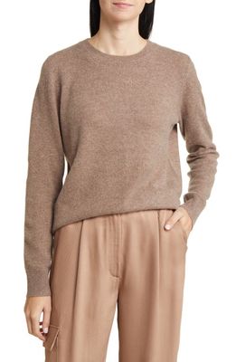 Nordstrom Crewneck Cashmere Sweater in Brown Taupe