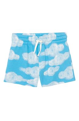 Nordstrom Cristina Martinez Kids' Sweat Shorts in Blue Norse Fluff Clouds