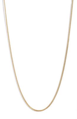 Nordstrom Cuban Chain Necklace in Gold