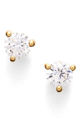 Nordstrom Cubic Zirconia Stud Earrings - .25ct. in Gold