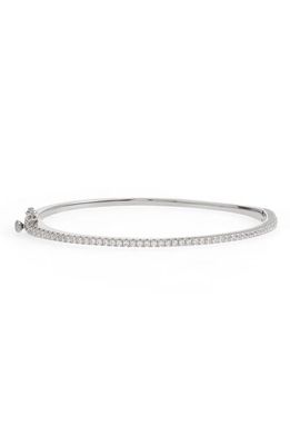 Nordstrom Delicate Cubic Zirconia Bangle in Clear- Silver