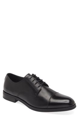 Nordstrom Elliott Cap Toe Lace-Up Derby in Black