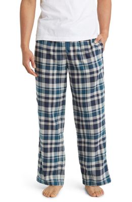 Nordstrom Flannel Pajama Pants in Blue Ceramic Tartan Plaid