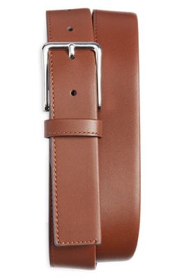 Nordstrom Harness Buckle Leather Belt in Brown Saddle