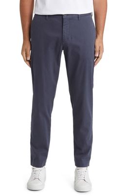 Nordstrom Heron Taper Leg Twill Chino Pants in Navy India Ink