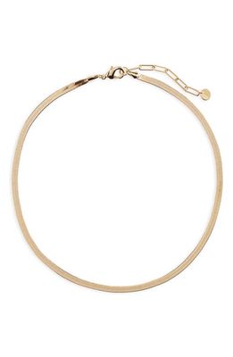 Nordstrom Herringbone Chain Necklace in Gold