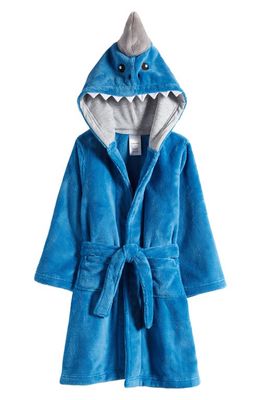 Nordstrom Kids' Character Robe in Blue Vallarta Shark